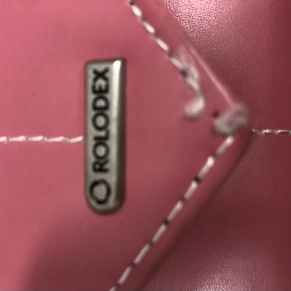 Rolodex pink wallet